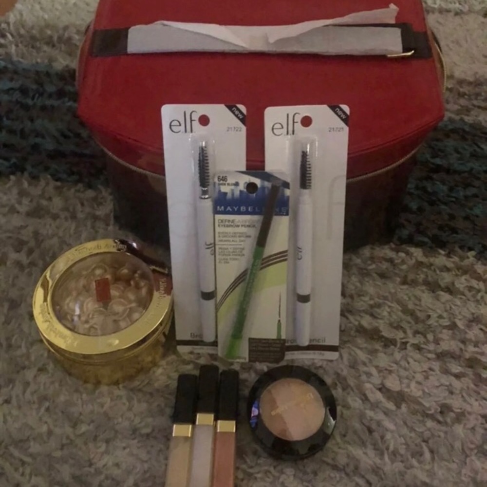 Makeup and makeup bag